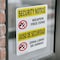Signmission Weapon Free Zone Bilingual OSHA Security Notice Sign, Vinyl Decal, 5in W x 7in L, 2PK OS-2PACK-SN-D-57-L-11684 - alternate 5